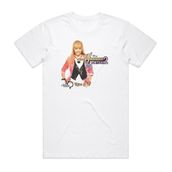 Hannah Montana Hannah Montana 2 Möt Miley Cyrus T-shirt Vit XL