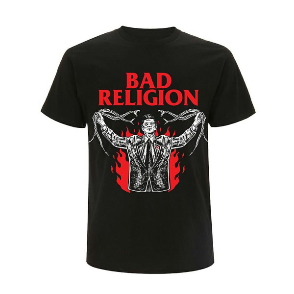 Dålig T-shirt för ormpredikant för religion L
