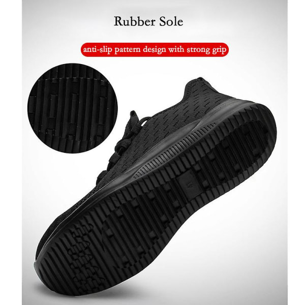 Lätta, punkteringsbeständiga skyddsarbetsskor för män Sneakers 3C668 44