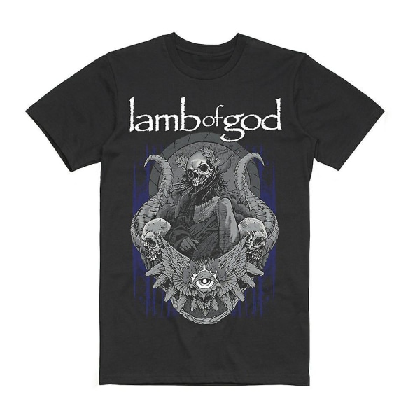 Lamb Of God Blue Sturm 2019 Date Back T-shirt S