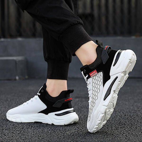 Herr Sport löparskor Andas Mode Sneakers Frn8118 Black 41