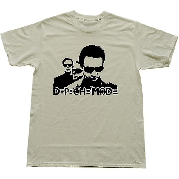 Goldfish Retro Ekologisk bomull Depeche Mode T-shirt för män L