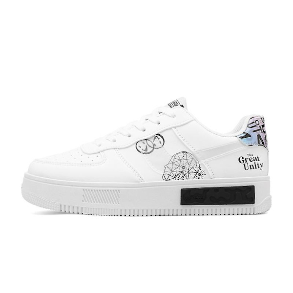 Herr Sneakers Andas Dam Skateboard Skor Löparskor Yjf076 White 42