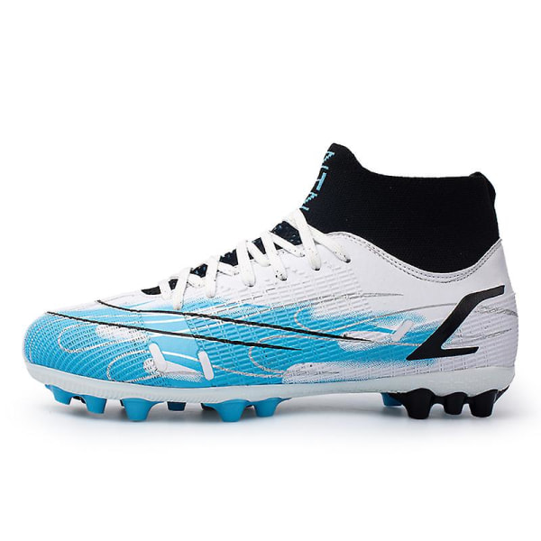 Fotbollsskor för män Spikes Fotbollsskor för ungdomar Ankelstövlar Athletic Sneaker 3C758G White 36