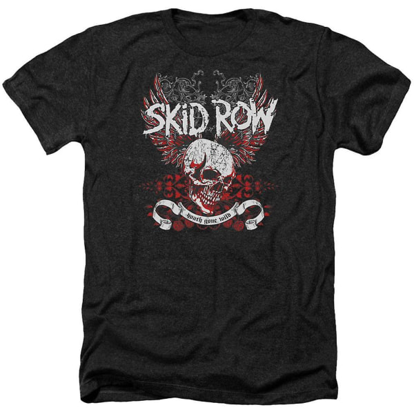 Skid Row Winged Skull T-shirt L