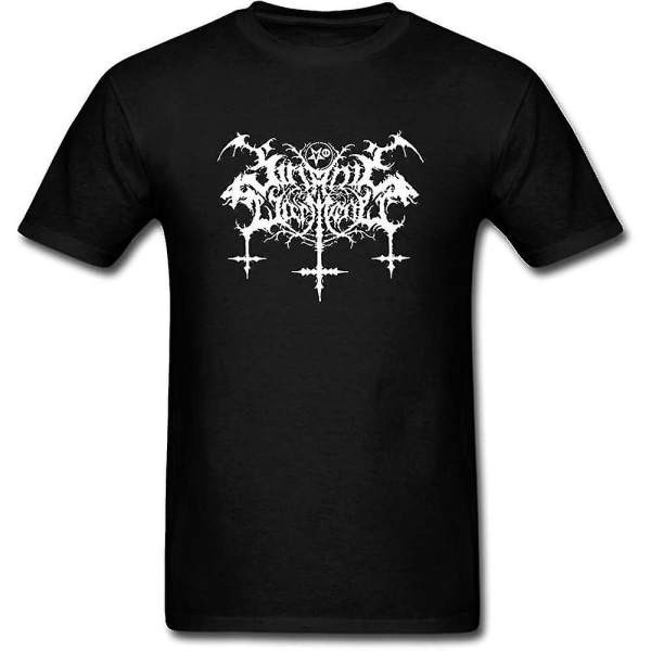 Shidan Mäns Satanic Warmaster Band Black Metal Heavy Dark Logo T-shirts L