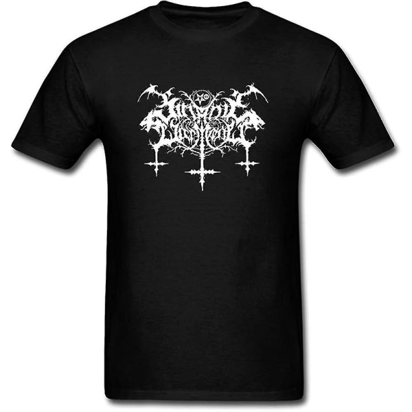 Shidan Mäns Satanic Warmaster Band Black Metal Heavy Dark Logo T-shirts L