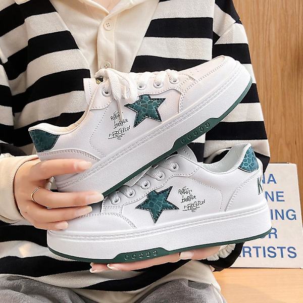 Sneakers för barn Andas löparskor Mode Sportskor G208 Green 35