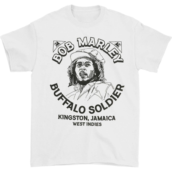 Bob Marley Buffalo Soldier Illustrated T-shirt XXXL