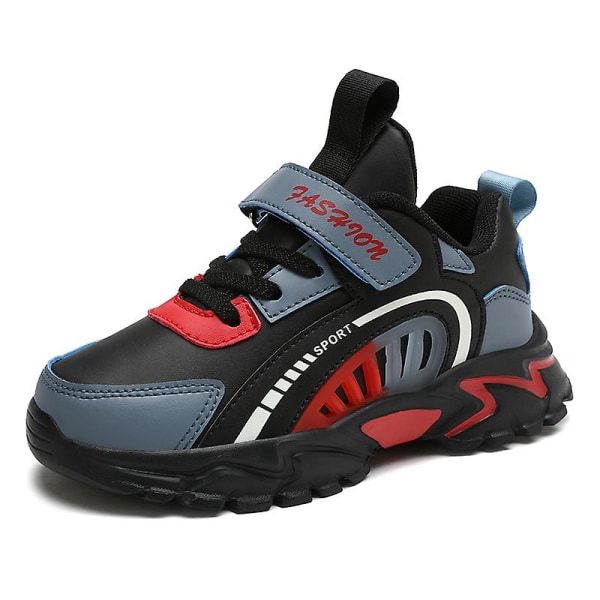 Pojkar Flickskor Utomhusvandring Vattentät Sneaker för barn 2J0840 Black 36
