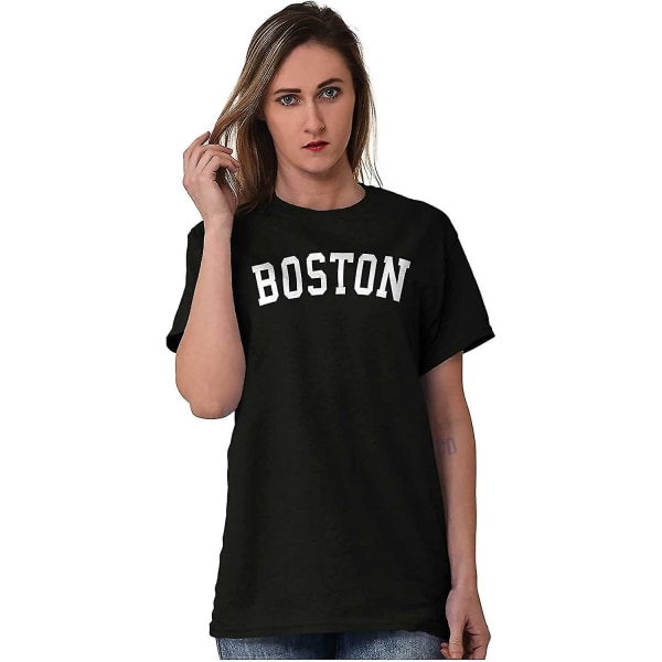 Boston Massachusetts City Memento grafisk T-shirt män eller kvinnor S