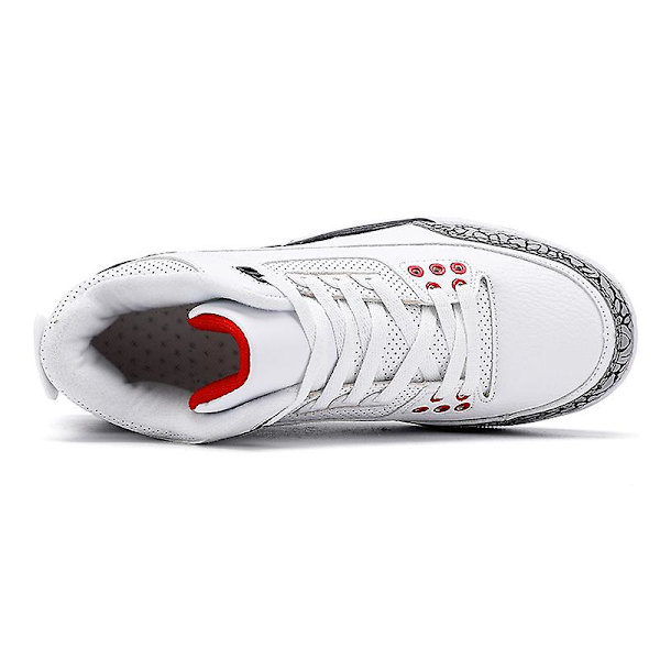 Basketskor för män Mode Halkfria Sneakers Sportskor som andas YJAj3 WhiteBlue 41