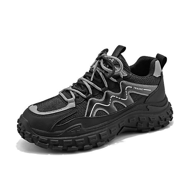 Herrsneakers Andas löparskor Mode Sportskor 3Aa22 Black 41