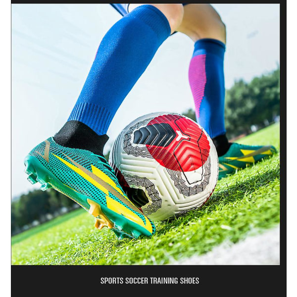 Fotbollsskor för män Fotbollsskor Klossar Spike Skor Sneaker Bekväma vuxna Atletisk Utomhus/inomhus/tävling/träning 41