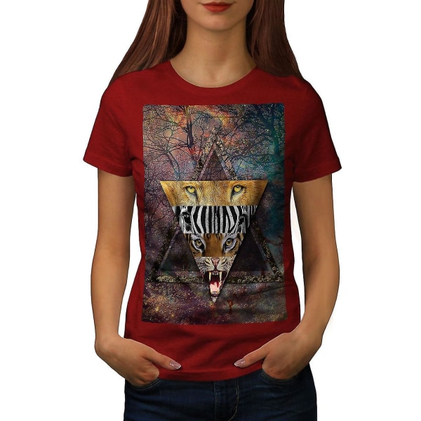 Lion Animal Women T-shirt XL