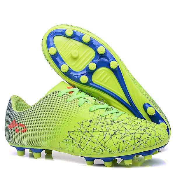 Fotbollsskor för män Aldult Fotbollsskor Grästräning Sport Skor Sneakers 3B27017 Green 42