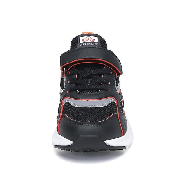 Barn Sneakers Pojkar Flickor Andas löparskor Mode Sportskor K851 Black 33