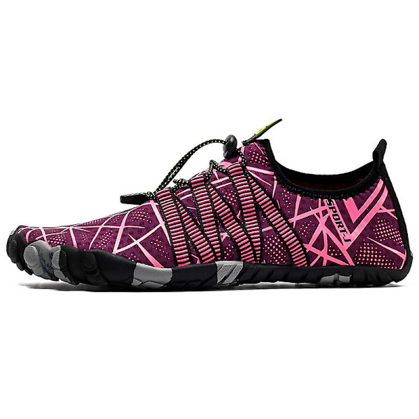 Vattenskor för män Snabbtorkande Sport Aqua Skor 3B6905 Red 42