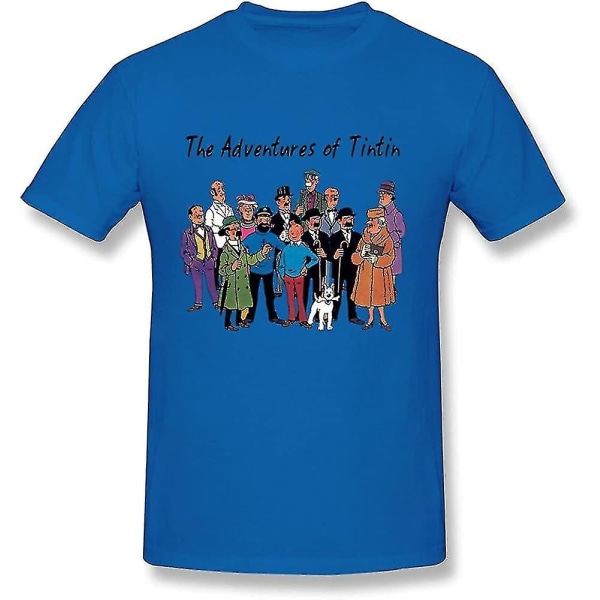 Boalyn T-shirts för män Tintin-tecken 3XL