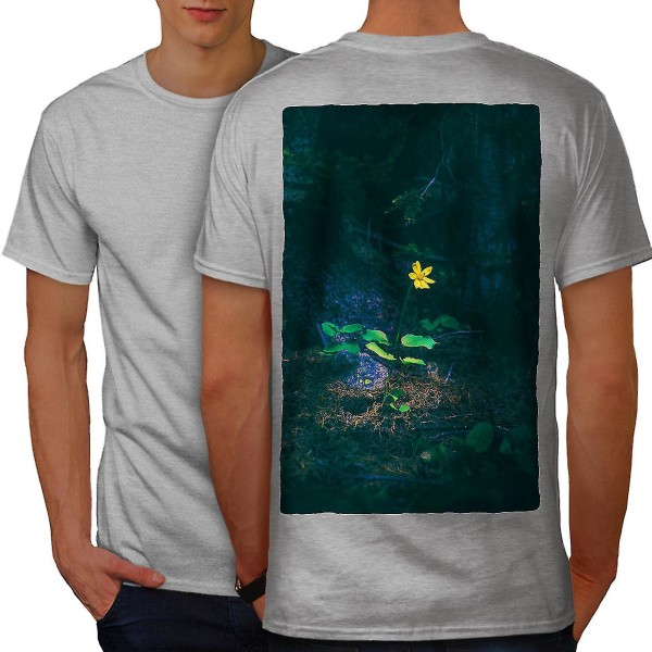 Natur Skog Vackra män T-shirt tillbaka L