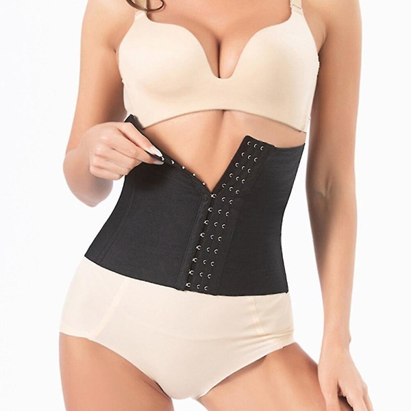 Waist trainer Korsett Kroppsformare Bantningsbälte Korsett Damer Shapewear Mage Efter förlossning Magslida Korrigerande Modellering Strap,beige 3XL 80 to 90kg