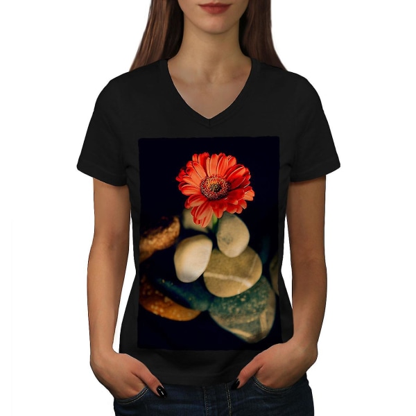 Rock Flower Photo Women T-shirt XXL