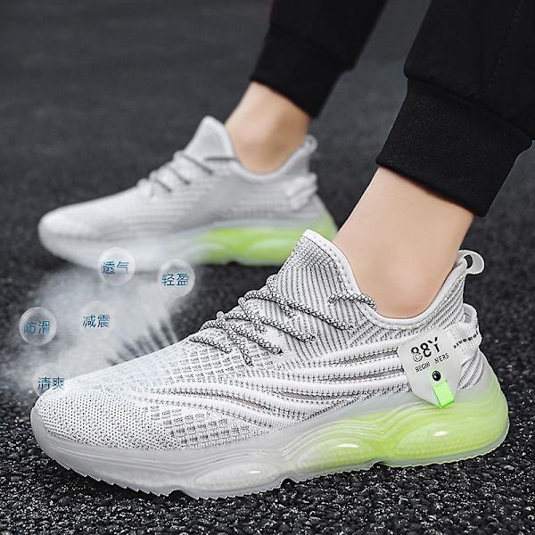 Herr Dam Sneakers Andas löparskor Mode Sportskor Yj751 White 43