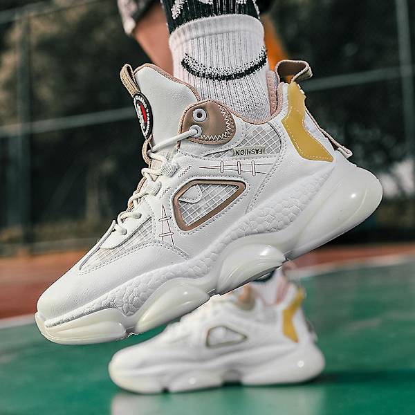 Basketskor för herr Andas Sneakers Löparskor 3Af305 Khaki 41