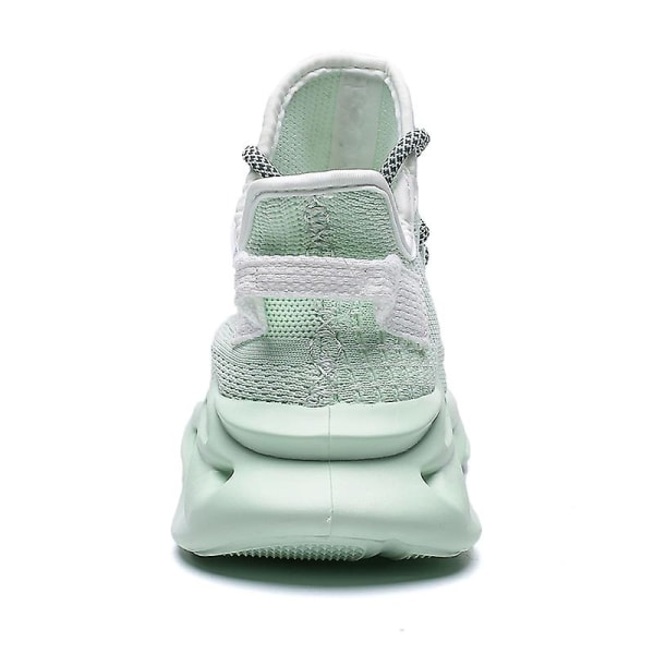 Män Lättviktssneakers Andas löparskor Mode Sportskor 3Dg83 Green 42