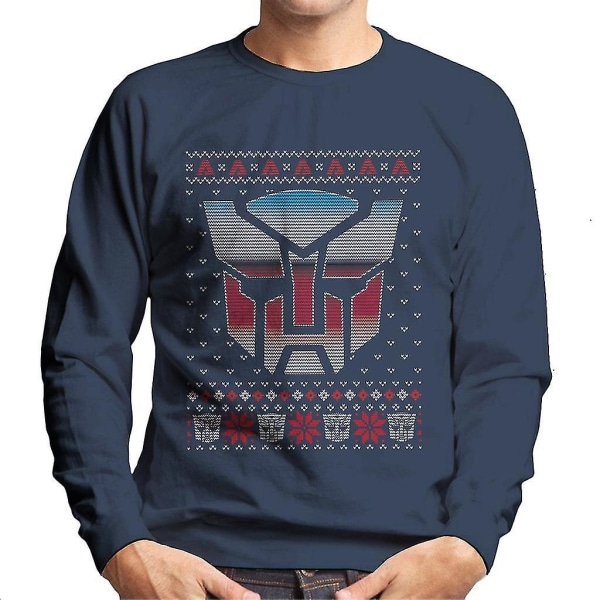 Transformers Christmas Autobot Symbol Herrtröja