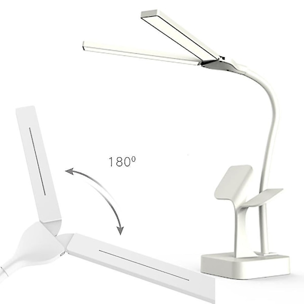 Td3 bordslampa (3 ljuskällor - 1200 mah) (vit)
