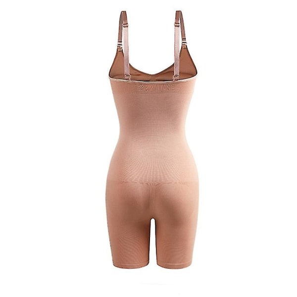 Damsömlösa Shapewear Magkontroll Body Shaper Bekväm för kvinnor under klänning SKIN COLOR S M