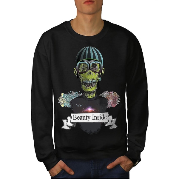 Pilot Zombie Men Blacksweatshirt XL