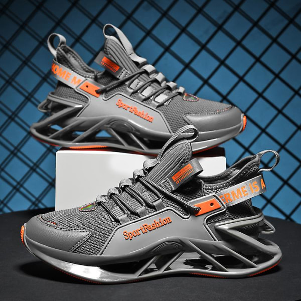 Herrsportskor Blade löparskor Halkfria Sneakers Fr18229 Gray 40
