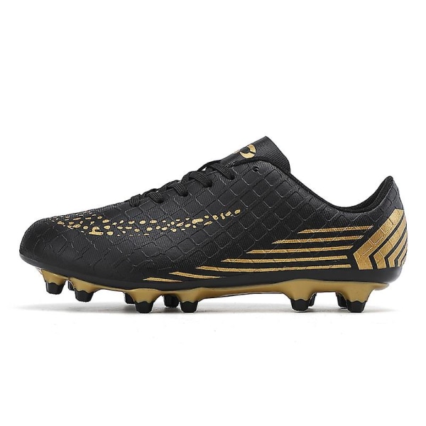 Fotbollsskor för män Halkfria fotbollsskor för herr, Gräs Fotbollssneakers 3C26036A Black 38