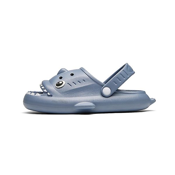 Pojkar Flickor Strandtofflor Hajsandaler Utomhus Halkfria inomhusskor 3Bsy001 Blue 32-33