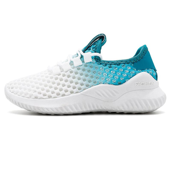 Sneakers för barn Löpartennisskor Lättviktsventilerande Sport Athletic 3D6657 Blue 32