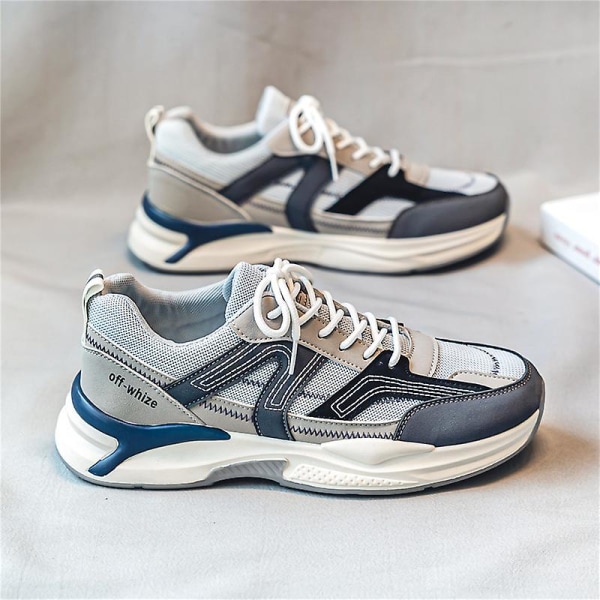 Herrsneakers Andas löparskor Mode Sportskor 3Ah022 Blue 44