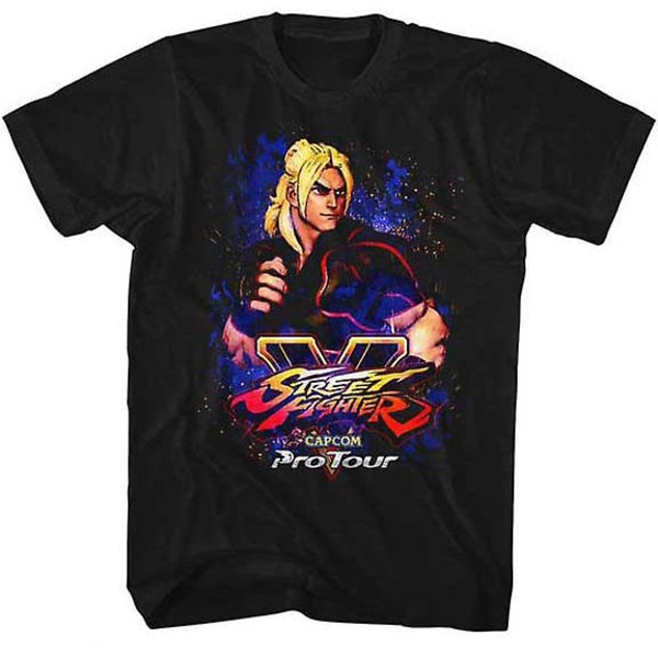 Street Fighter Pro Tour Ken T-shirt XXXL