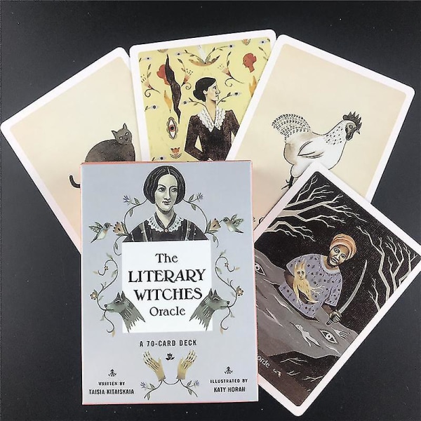 The Literary Witches Oracle Tarot Cards English Version Tarot Deck For Family Home Fun Playing Card Game Brädspel Gift44st Ts16