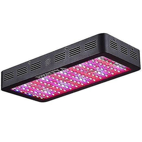 Fullspektrum dubbla chips led växtljus för hydroponiska inomhusväxter i växthus 1200w