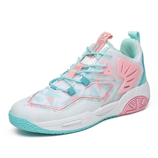 Basketskor för män Andas Sneakers Löparskor 3A736 Pink 37