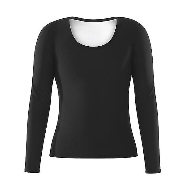 Kvinnor Sömlösa bastudräkter Body Shaper Fitness Leggings Waist Trainer Shapewear-set Shirt XL