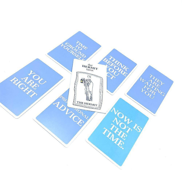 Eremiten Tarot meddelanden Oracle Divination Card
