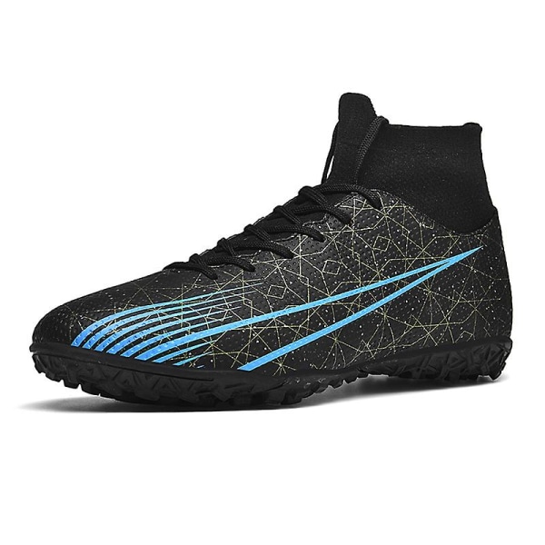 Fotbollsskor för män Halkfria fotbollsskor för herr, Gräs Fotbollssneakers 2L20167-1 Black 39