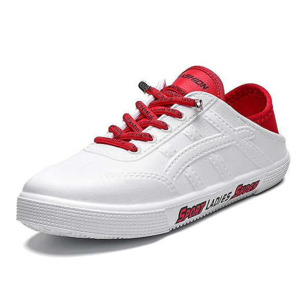 Dam Sneakers Andas Dam Skateboard Skor Löparskor Yj2533W WhiteRed 40