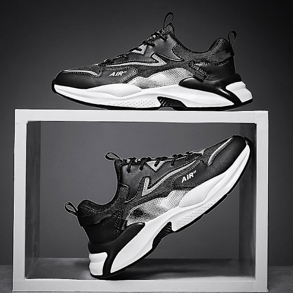 Herrsneakers Andas löparskor Mode Sportskor Tk829 Black 41