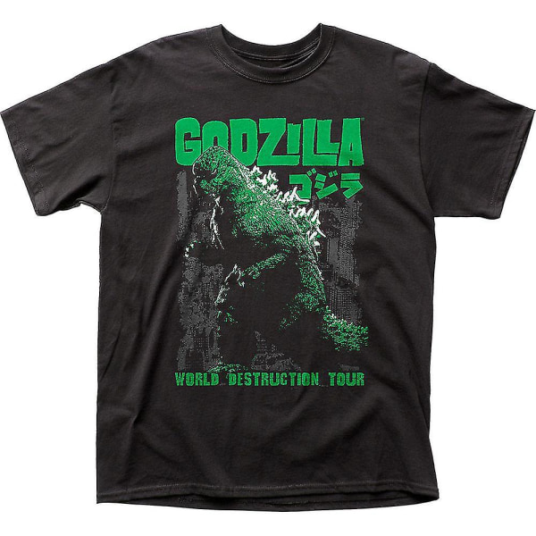 World Destruction Tour Godzilla T-shirt S