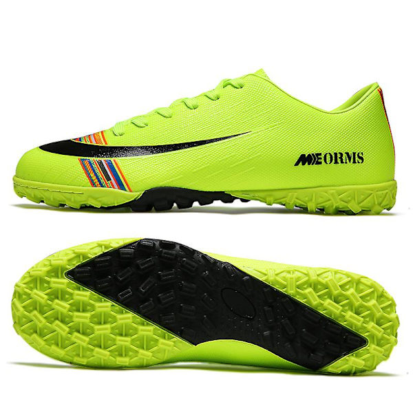 Fotbollsskor för män Halkfria fotbollsskor Klossar Gräs Fotbollssneakers M9065 Green 42