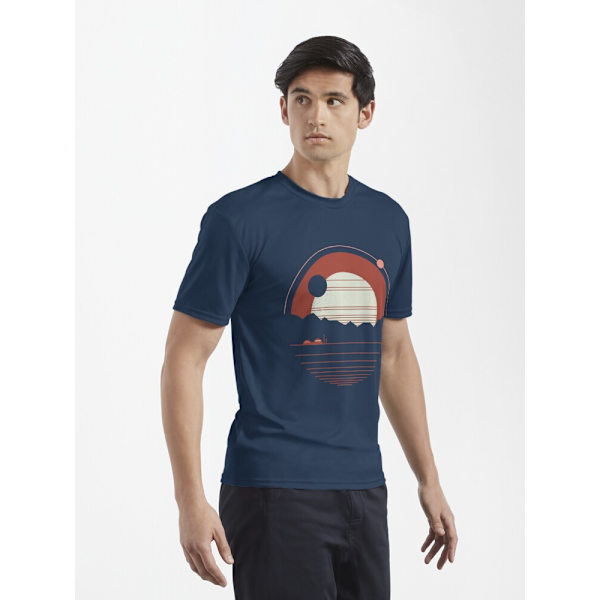 Solitude Active T-shirt Navy M_Front